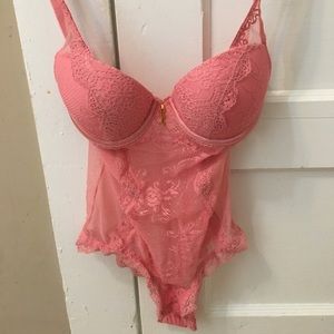 Pink lingerie